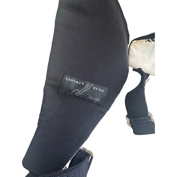 LORENZO VEGA Vintage Black Cream Bowtie and Cummerbund Set - Picture 5 of 6